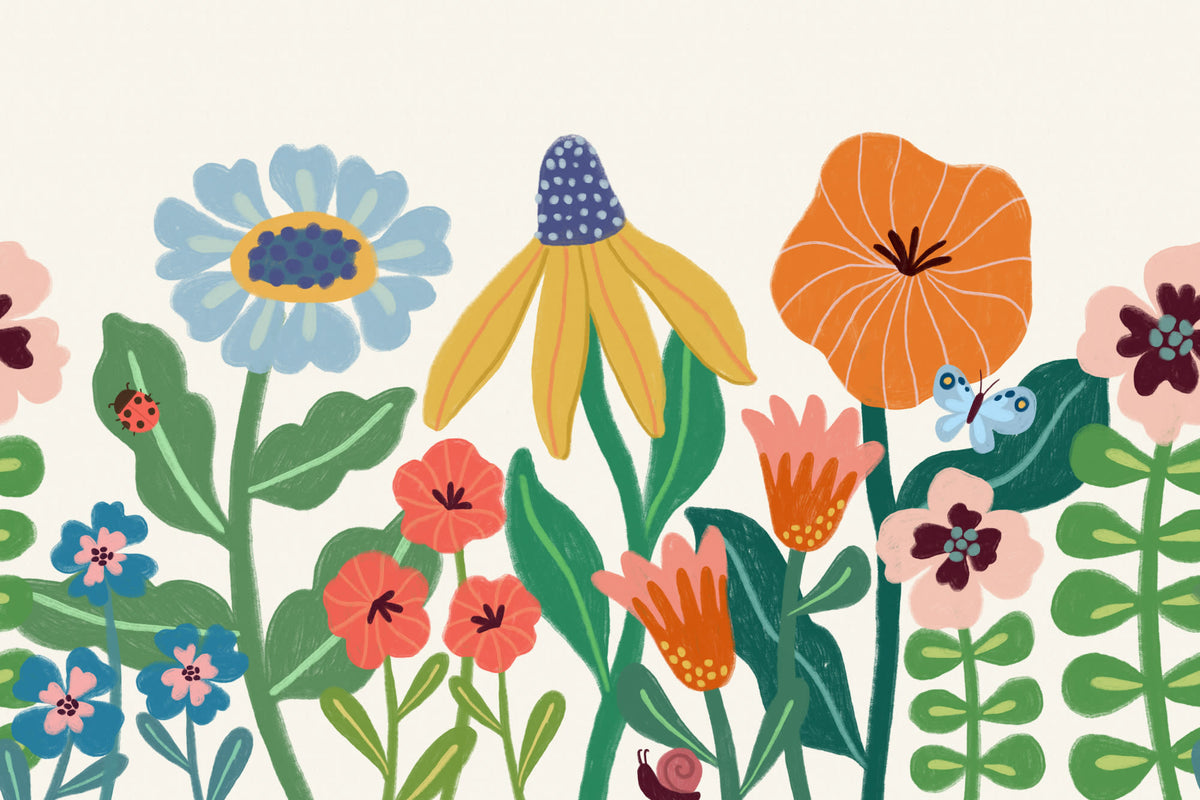 Poppy Multi mural by Hovia