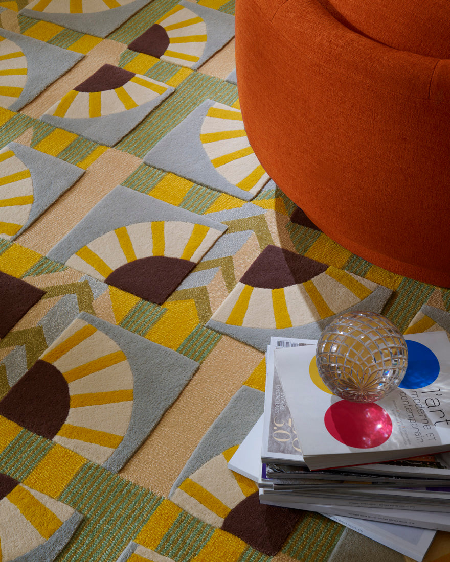 Poppy Rug by Pierre Frey shown in a room setting (view 1)