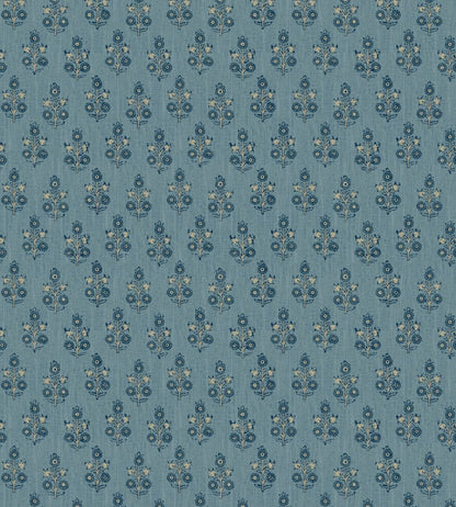 Poppy Sprig Wallpaper by GP & J Baker Blue