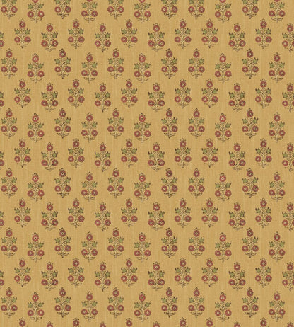 Poppy Sprig Wallpaper by GP & J Baker Ochre