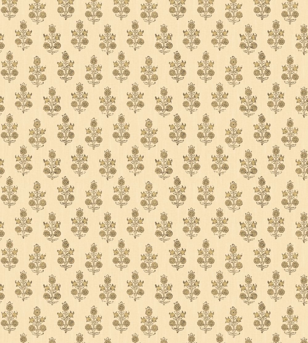 Poppy Sprig Wallpaper by GP & J Baker Parchment