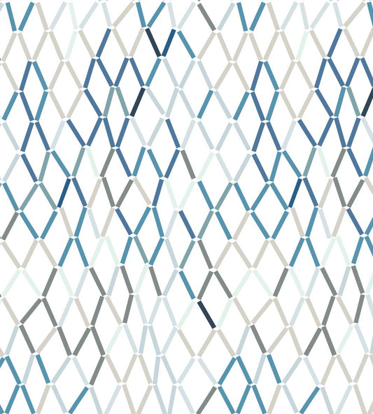 Porto Wallpaper by Christopher Farr Cloth Cobalt