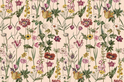 Posie Beige wallpaper by Hovia