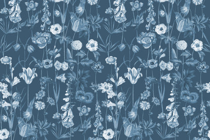 Posie Blue wallpaper by Hovia