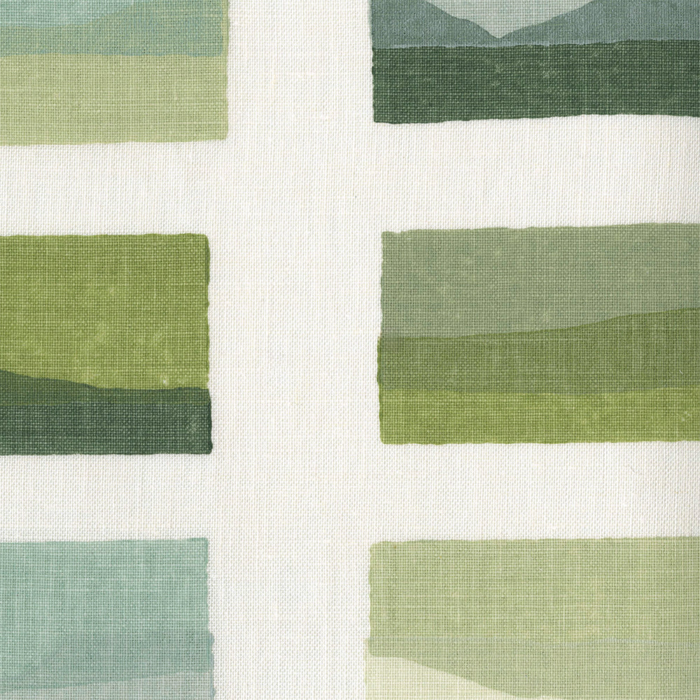 Postcards Handblock Fabric by Galbraith & Paul in Spring