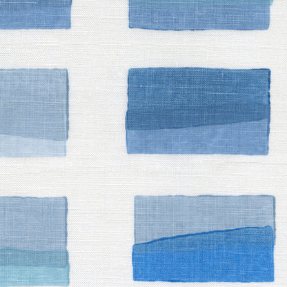 Postcards Handblock Fabric by Galbraith & Paul in Summer