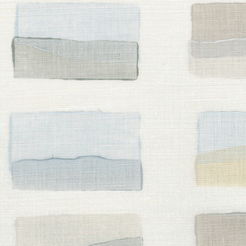 Postcards Handblock Fabric by Galbraith & Paul in Winter