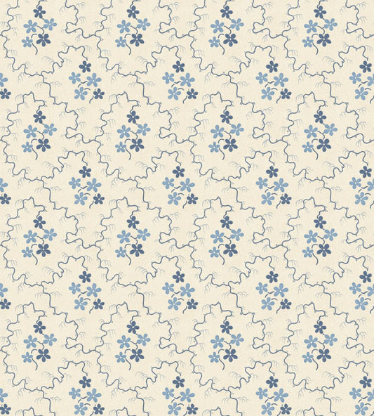 Posy Wallpaper by GP & J Baker Blue