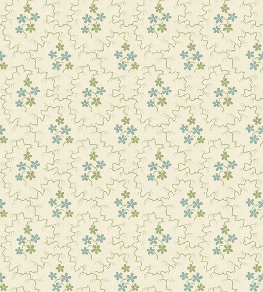 Posy Wallpaper by GP & J Baker Green/Aqua