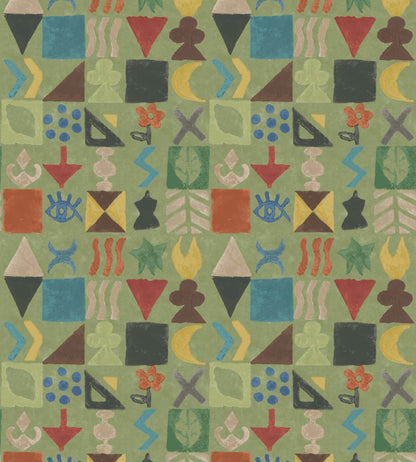 Potato Print Wallpaper by GP & J Baker Green