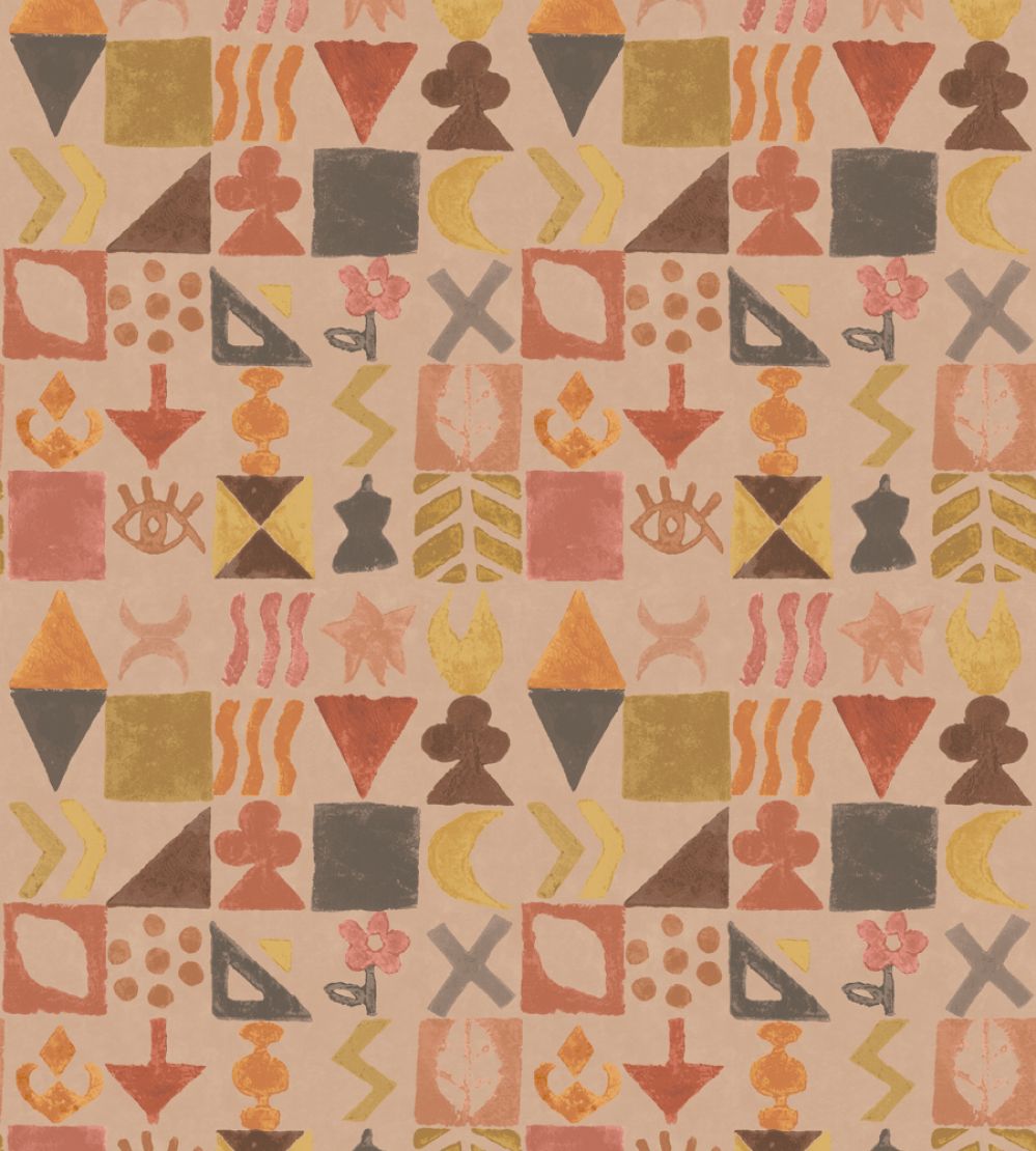 Potato Print Wallpaper by GP & J Baker Plaster