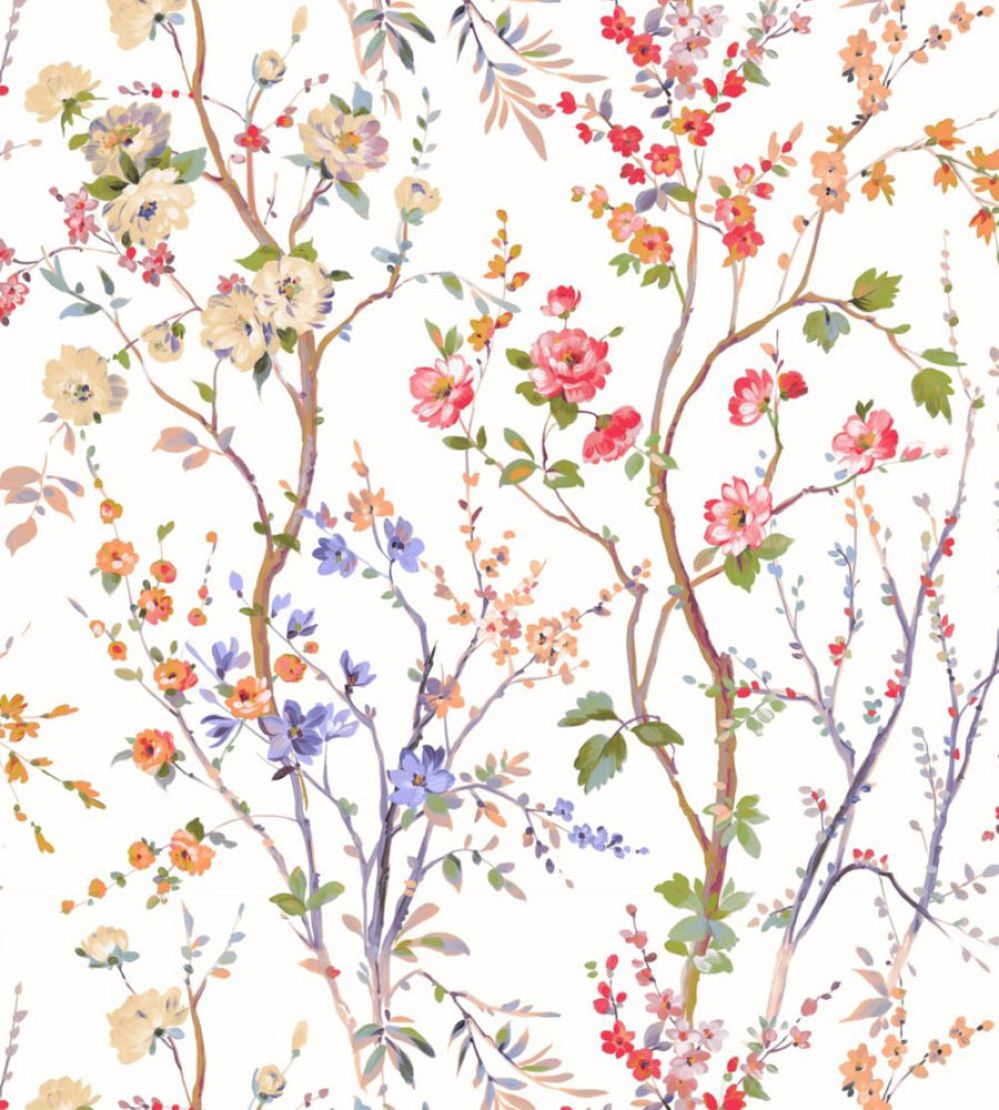 Potpourri Wallpaper by Scalamandre Cream Peony