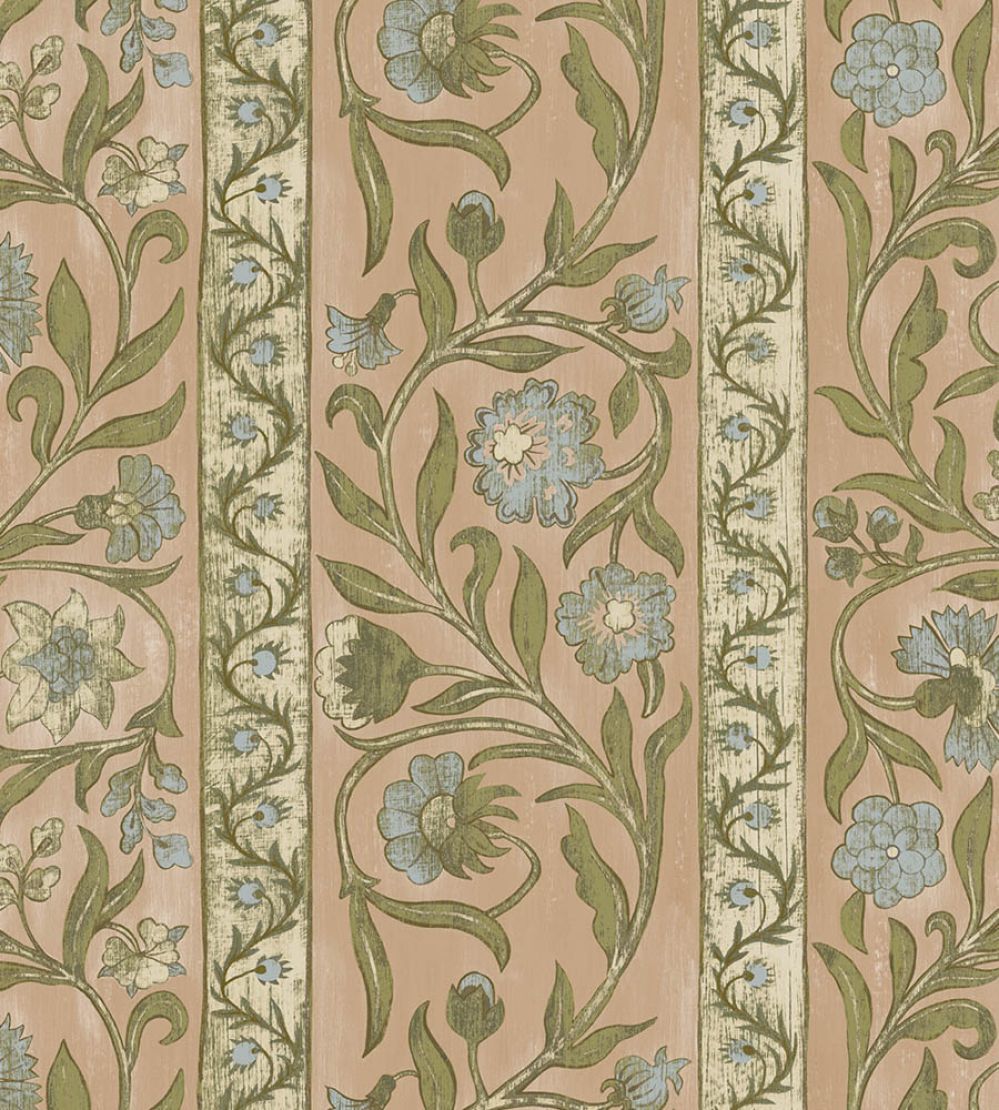 Potter Stripe Wallpaper by Josephine Munsey Plaster Pink
