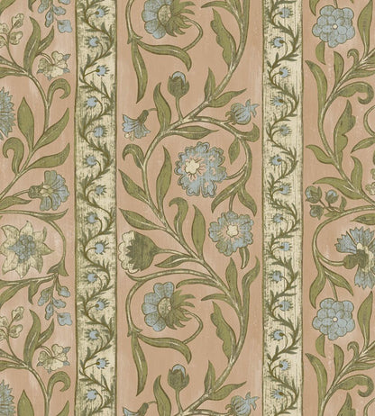 Potter Stripe Wallpaper by Josephine Munsey Plaster Pink