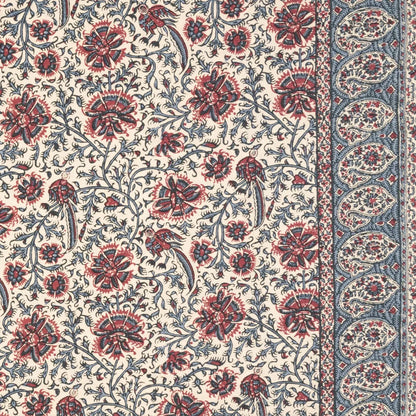 Poupak Raspberry fabric by Lisa Fine Textiles