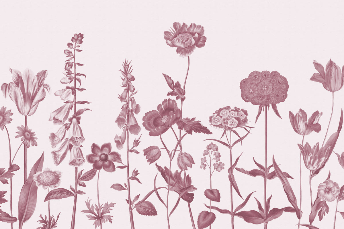 Prairie Pink mural by Hovia