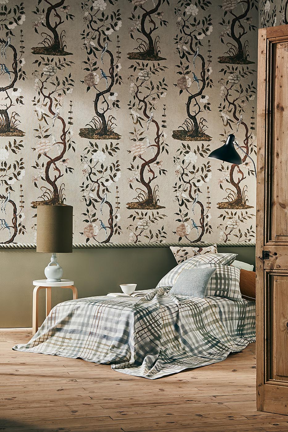 Primadonna Wallpaper by Pierre Frey shown in a room setting (view 1)