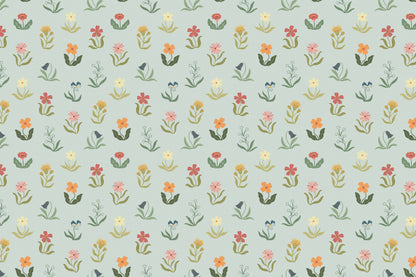 Primrose Blue mural by Hovia