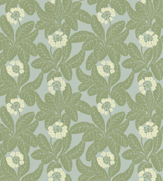 Primula Wallpaper by Langelid Von Bromssen Field Green