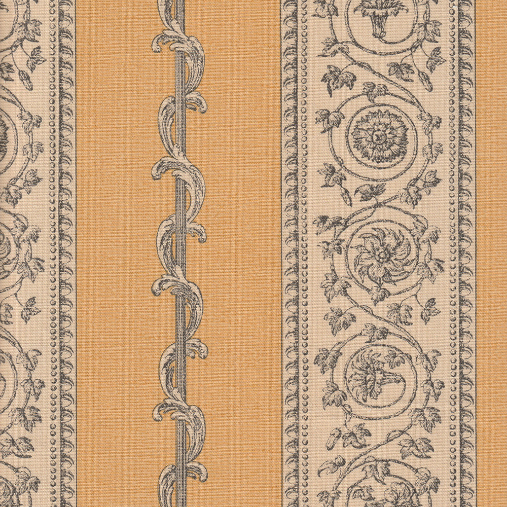 Print Room Stripe Fabric by Nile & York in Yellow