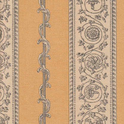 Print Room Stripe Fabric by Nile & York in Yellow