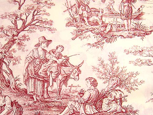Provence Fabric by Titley & Marr in Plum
