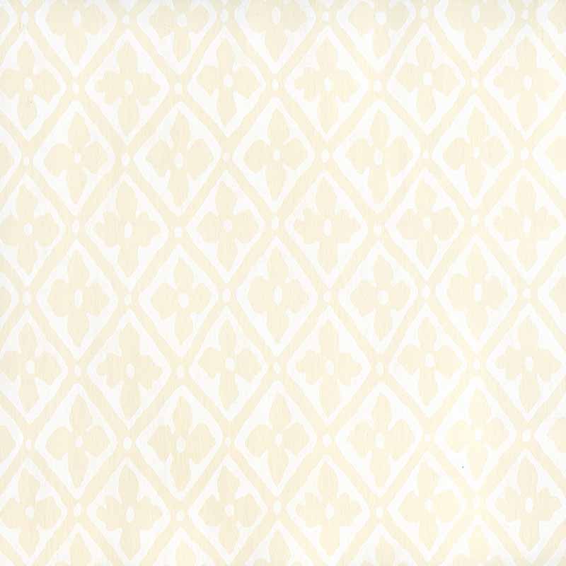 Puccini White on Off White wallpaper by Quadrille