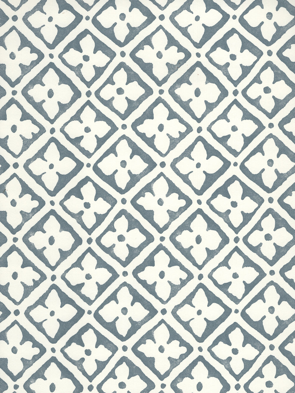 Puccini Slate on Almost White wallpaper by Quadrille