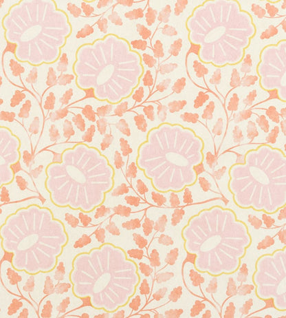 Punch Paisley Wallpaper by Christopher Farr Cloth Guava