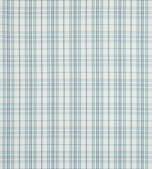 Purbeck Check Fabric by Baker Lifestyle Aqua