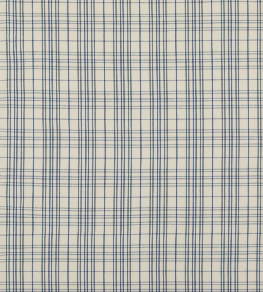 Purbeck Check Fabric by Baker Lifestyle Blue