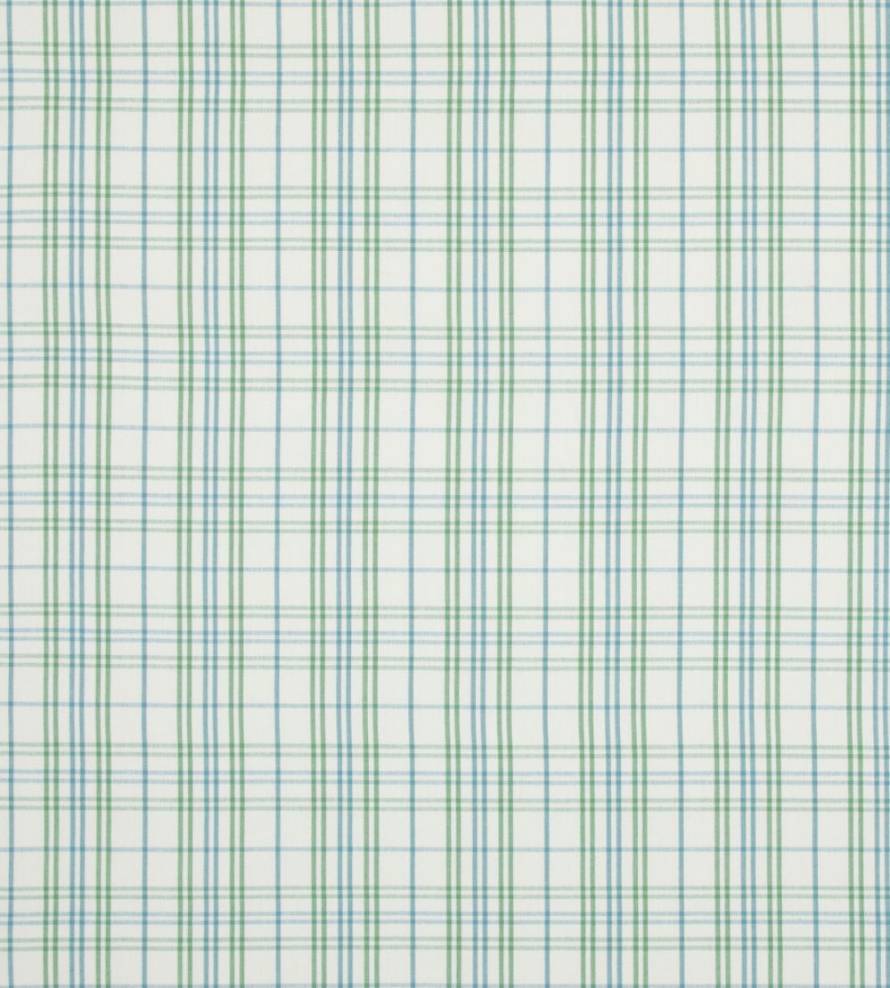 Purbeck Check Fabric by Baker Lifestyle Green/Aqua