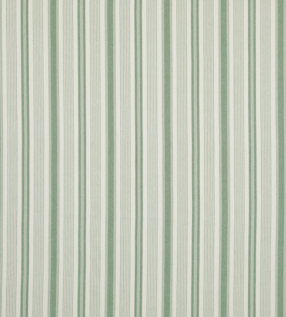 Purbeck Stripe Fabric by Baker Lifestyle Green