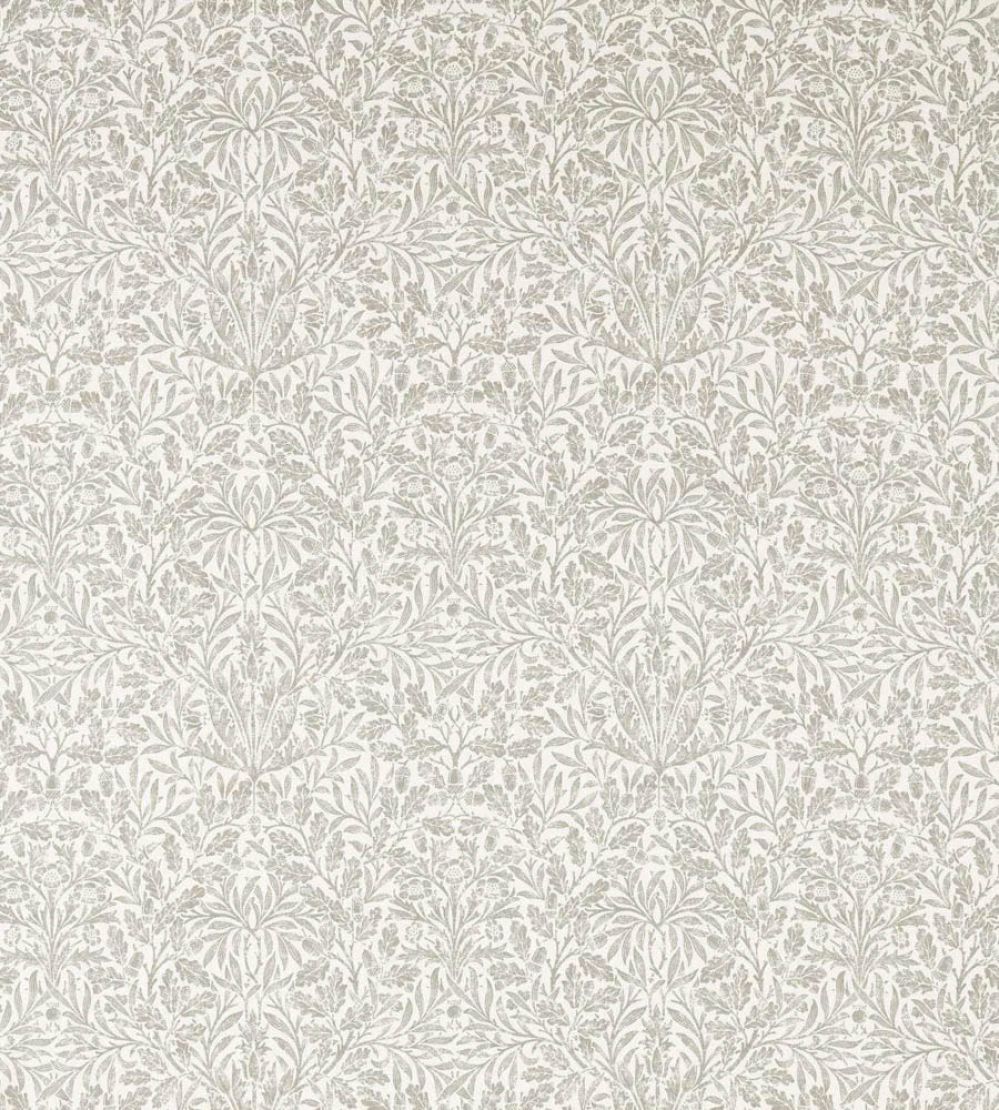 Pure Acorn Wide Width Fabric by Morris & Co Stone