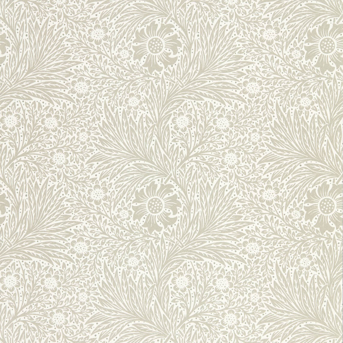 Pure Marigold Soft Gilver wallpaper by Morris & Co