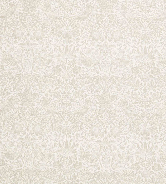 Pure Strawberry Thief Sheer Wide Width Fabric by Morris & Co Linen