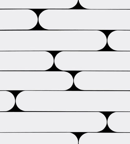 Putki Wallpaper by Marimekko Black/White