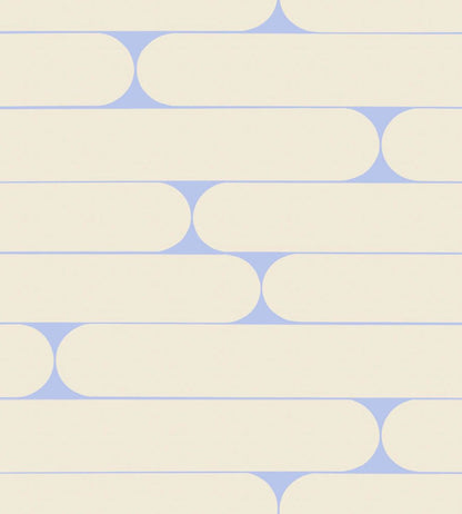 Putki Wallpaper by Marimekko Blue