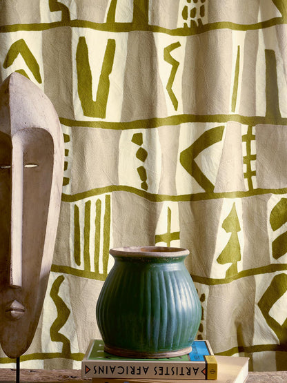 Qillqay Fabric by Pierre Frey shown in a room setting (view 2)