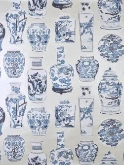 Qinghua Grand Wallpaper by Pierre Frey in Bleu de Chine (FP080002)