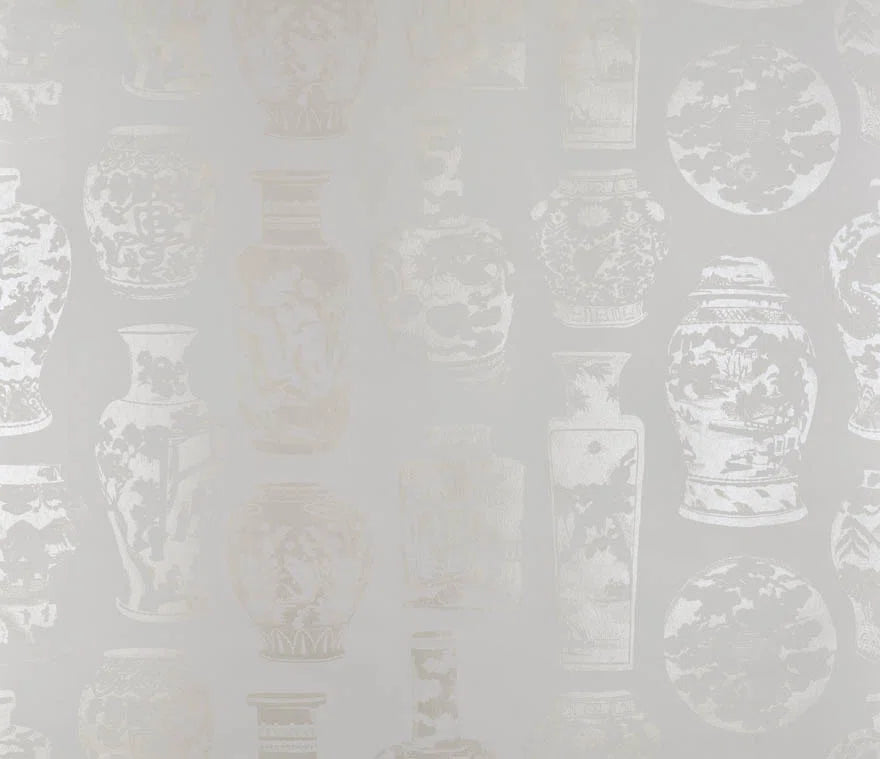 Qinghua Grand Wallpaper by Pierre Frey in Neige (FP080001)