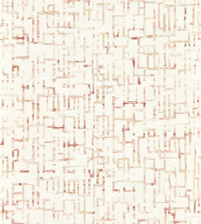 Quadrata Wallpaper by Clarke & Clarke Blush