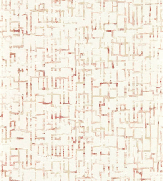 Quadrata Wallpaper by Clarke & Clarke Blush