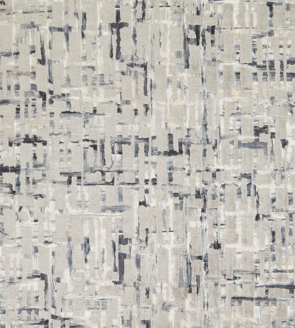 Quadrata Fabric by Clarke & Clarke Charcoal