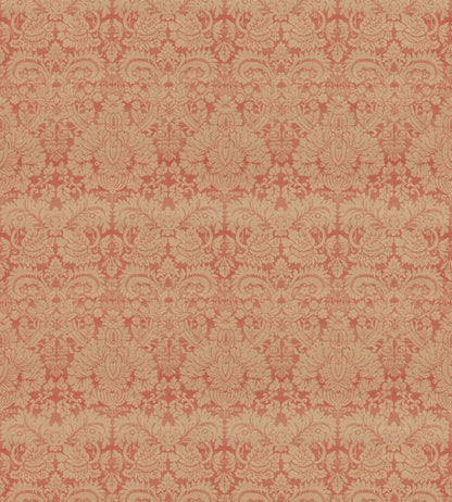 Queen's Damask Fabric by GP & J Baker Old Red
