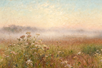 Quiet Meadow Summer mural by Hovia