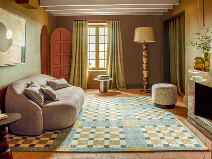 Quilty Rug by Pierre Frey shown in a room setting (view 1)