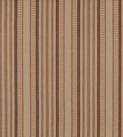 Racing Stripe Fabric by Mulberry Home Plum