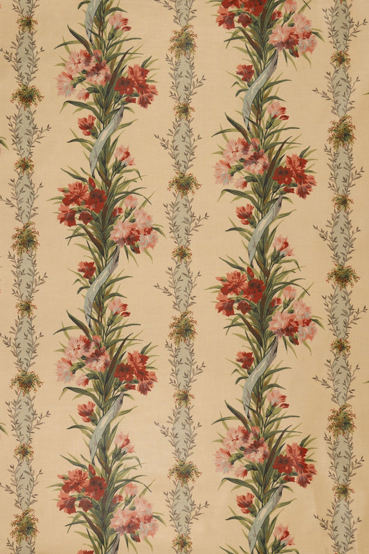 Radclyffe Stripe Fabric by Jean Monro in Pink/Blue