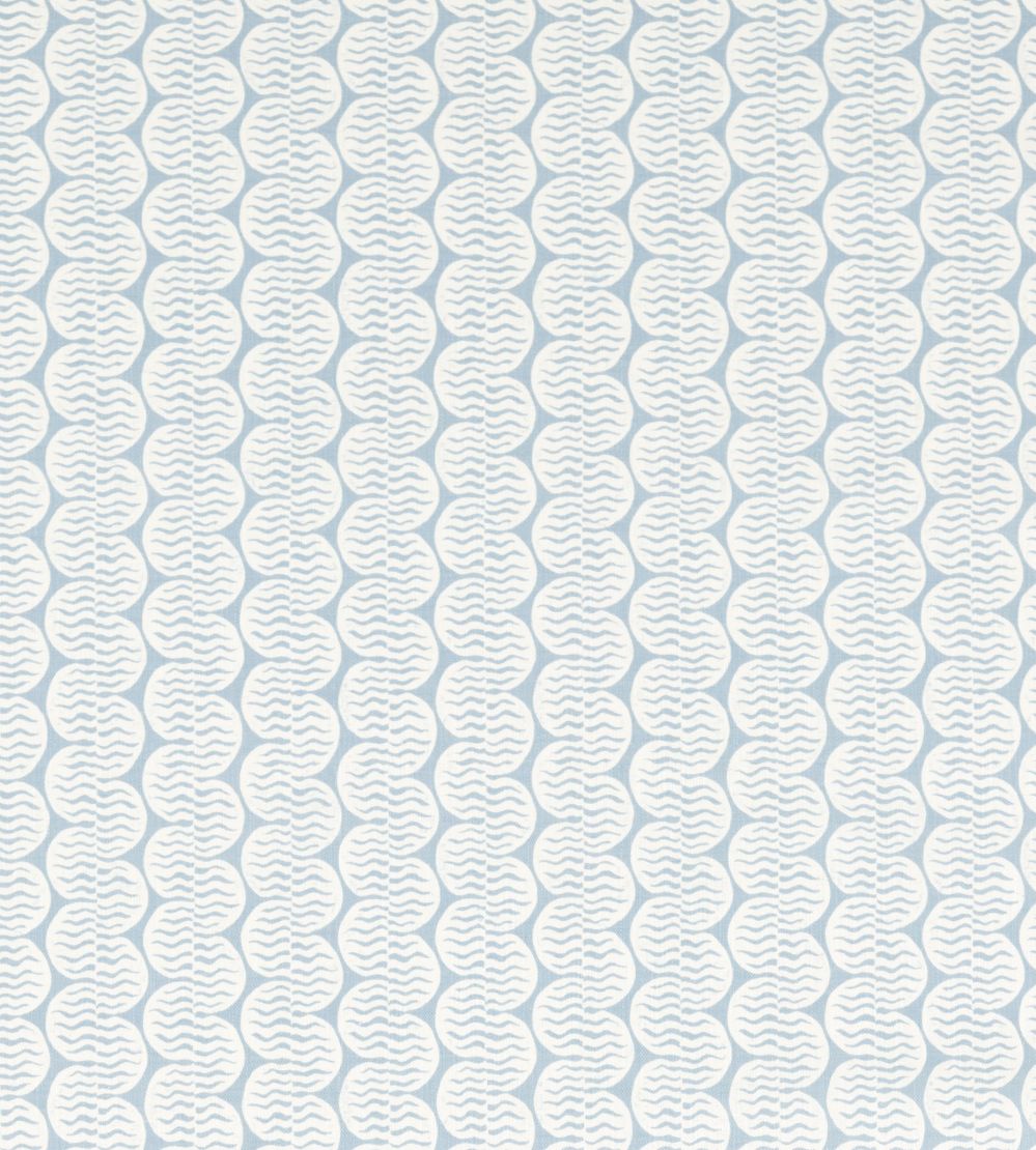 Raft Stripe Print Fabric by Scion Coast Blue